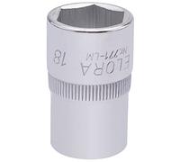 Draper 15307 Elora Hexagon Socket, 18mm Ø, 1/2" Square Drive
