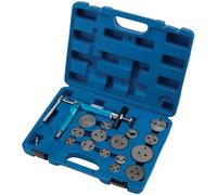 Draper Pneumatic Brake Caliper Wind-back Tool Kit (16 Piece), Silver