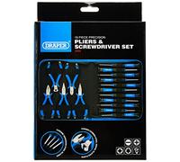 Draper 16 Piece Precision Plier and Screwdriver Tool Set - 48958 - Small Screwdrivers Mini Tools Sets