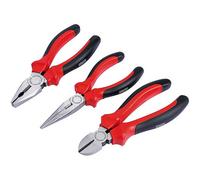 Draper 160mm Heavy Duty Soft Grip Pliers Set Carbon