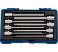 Draper 16287 3/8 Inch Square Drive Hexagonal Socket Bit Set, 150mm , Blue