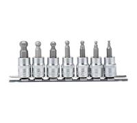 Draper 16296 3/8 Inch Square Drive Hexagonal Socket Bit Set, 48mm