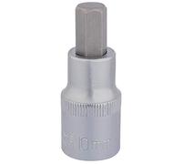 Draper 16303 1/2-Inch Square Drive Metric 10 mm Tip Hexagonal Socket Bit