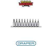 Draper 16332 Draper TX-STAR Security Socket Bit Set 3/8" Sq Dr 48mm (10 Piece)