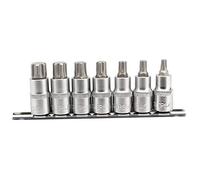 Draper 16341 1/2" Square Drive TX-Star Plus 55MM Socket Bit 7 Piece Set