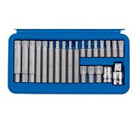 Draper 16347 Square Drive Ribe Socket and Bit 22 Piece Set