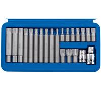Draper 16347 Square Drive Ribe Socket and Bit 22 Piece Set