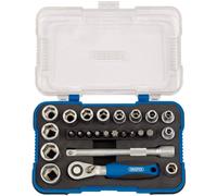 Draper 16354 Metric Socket Set 1/4in Sq. Dr. (25 Piece) per set