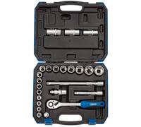 Draper 16362 Metric Socket Set 1/2in Sq. Dr. (24 Piece) per set