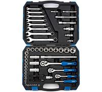 Draper 16364 Metric Square Drive 75 Piece Tool Kit , Blue