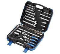 Draper 16364 Metric Square Drive 75 Piece Tool Kit , Blue