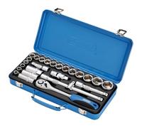 Draper 16368 1/2-Inch Square Drive Square Drive Metric 26 Piece Socket Set