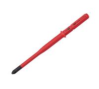 Draper 16420 Ergo Plus Extra Slim PZ/SL Type No.2 Tip VDE Interchangeable Screwdriver Blade, 100 mm Blade Length