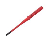 Draper 16420 Ergo Plus Extra Slim PZ/SL Type No.2 Tip VDE Interchangeable Screwdriver Blade, 100 mm Blade Length