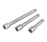 Draper 3 Piece1/4" Square Drive Extension Bar Set 1/4"