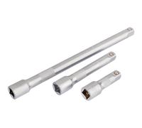 Draper 16426 1/2-Inch Square Drive 3-Piece Extension Bar Set, Blue