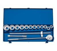 Draper 16440 Metric Socket Set In Metal Case 3/4in Sq. Dr. (15 Piece) per set