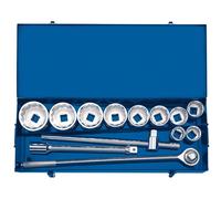 Draper 16441 Metric Socket Set In Metal Case 1in Sq. Dr. (13 Piece) per set