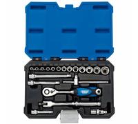 Draper 16442 Expert Expert Metric Socket Set, 1/4 Sq. Dr. (20 Piece)