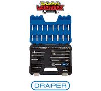 Draper Expert 16448 Mm/Af Combined Socket Set 1/4in Sq. Dr. (75 Piece) per set