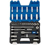 Draper 16449 3/8-Inch Square Drive Metric Socket 36 Piece Set , Blue