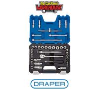 Draper 16465 Draper Expert Combined MM/AF Socket Set 3/8" Sq Dr Blue (41 Piece)