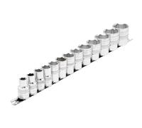 Draper 16498 1/2-Inch Square Drive Imperial 13 Piece Socket Set , Blue