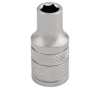 Draper 1/4" Drive Satin Finish Hexagon Socket Metric 1/4" 5mm
