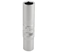Draper 16528 1/4 Inch Square Drive 6 Point Metric Deep Socket, 8mm, Blue