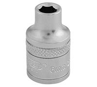 Draper 16531 3/8-Inch Square Drive 6 Point Metric Socket, 6mm Size, Blue