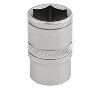 Draper 16539 3/8-Inch Square Drive 6 Point Metric Socket, 13mm Size , Blue