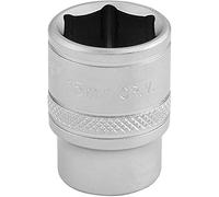 Draper 16541 3/8-Inch Square Drive 6 Point Metric Socket, 15mm Size, Blue