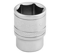 Draper 16542 3/8-Inch Square Drive 6 Point Metric Socket, 16mm Size, Blue