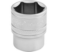 Draper 16545 3/8-Inch Square Drive 6 Point Metric Socket, 19mm Size, Blue