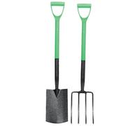 Draper 16566 Easy Find Carbon Steel Garden Fork and Spade Set