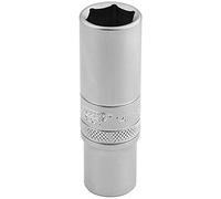 Draper 3/8" Drive Satin Finish Deep Hexagon Socket Metric 3/8" 14mm