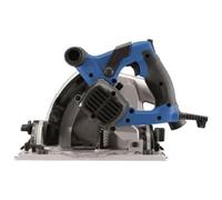 Draper 1200W Plunge Saw 230V | 700mm Guide Rails | 165mm Blade Diameter Mitre Saw| 5200rpm No Load Speed | Electric Powered 2m Cable | 57341