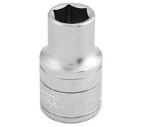 Draper 16600 1/2" Square Drive 6 Point Socket, 11mm Size