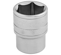Draper Socket 16613 – 1/2" Square Drive 6-Point Satin Finish, 22 mm