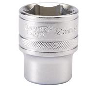 Draper 16614 1/2" Square Drive 6 Point Socket, 23mm Size , Blue