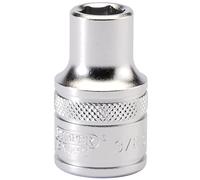 Draper 1/2" Drive Satin Finish Hexagon Socket Imperial 1/2" 3/8"