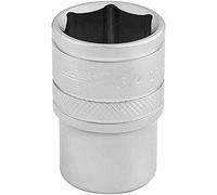 Draper 16631 1/2-Inch Square Drive Micro Satin Chrome Imperial Socket, 3/4-Inch Size