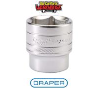 Draper 16639 6 Point Imperial Socket 1/2" Sq Dr 11/4"