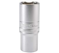 Draper 16655 Square Drive Hi-Torq 6 Point Deep Socket,Blue,24mm Size 1/2"