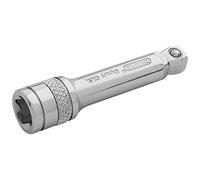 Draper 1/4" Drive Polished Chrome Wobble Socket Extension Bar 1/4" 50mm