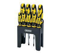 Draper 16728 Soft Grip Screwdriver Set Yellow (9 Piece) each 1