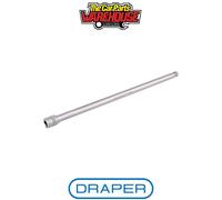 Draper 16747 Satin Chrome Wobble Extension Bar 3/8" Sq Dr 300mm