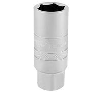 Draper 16776 3/8-Inch Square Drive 12 mm Thread 6 Point Satin Chrome Spark Plug Socket