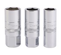Draper 16784 Draper Expert Spark Plug Socket Set, 1/2" Sq. Dr. (3 Piece)