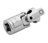 Draper 16791 1/4-Inch Square Drive Polished Chrome Universal Joint, Blue